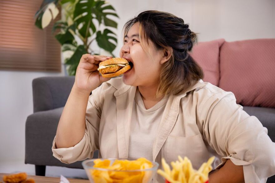 junk food fører til overvekt